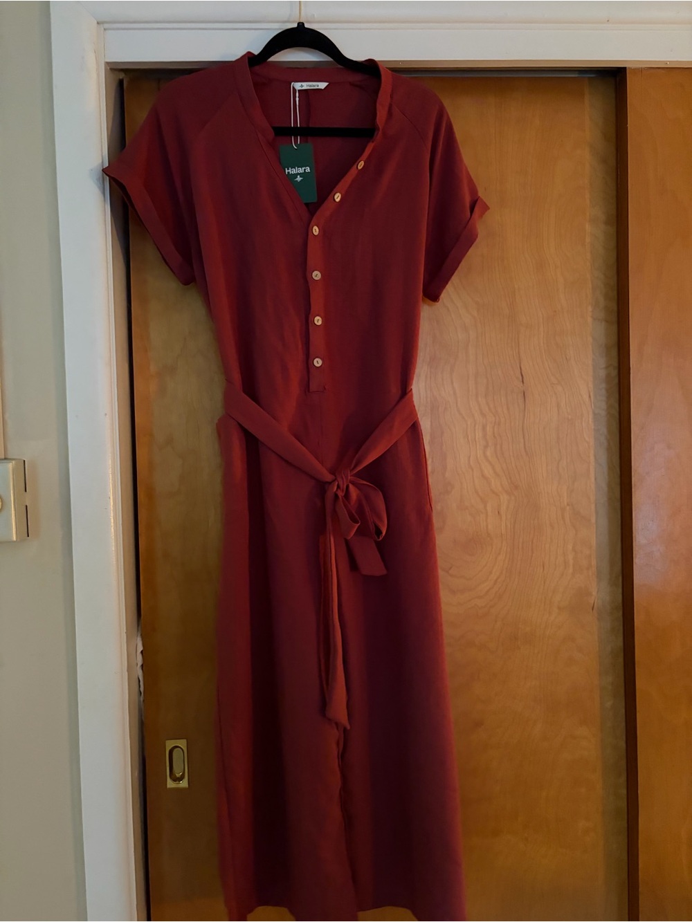 Halara short sleeve jumpsuit, nwt